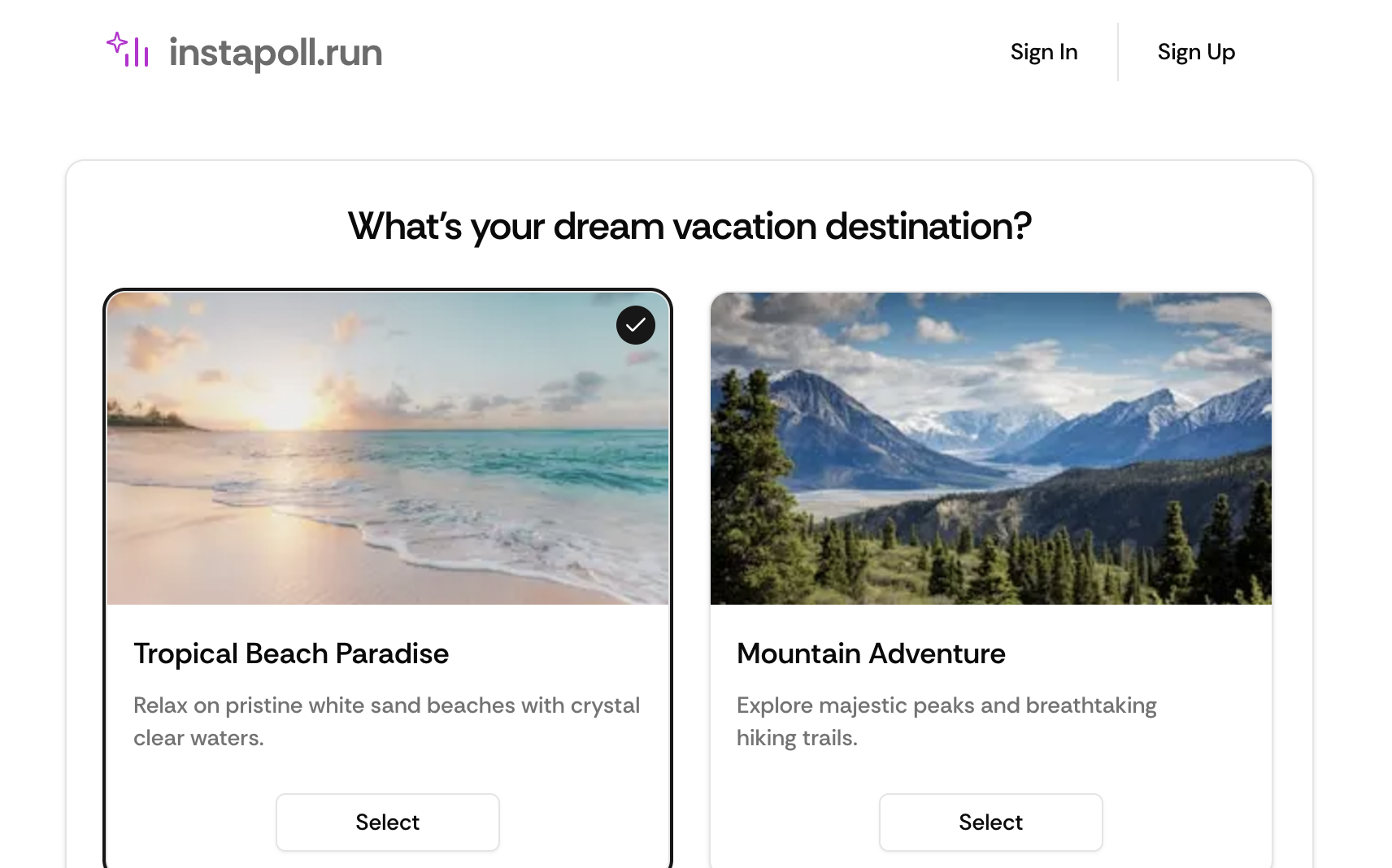 Instapoll product image